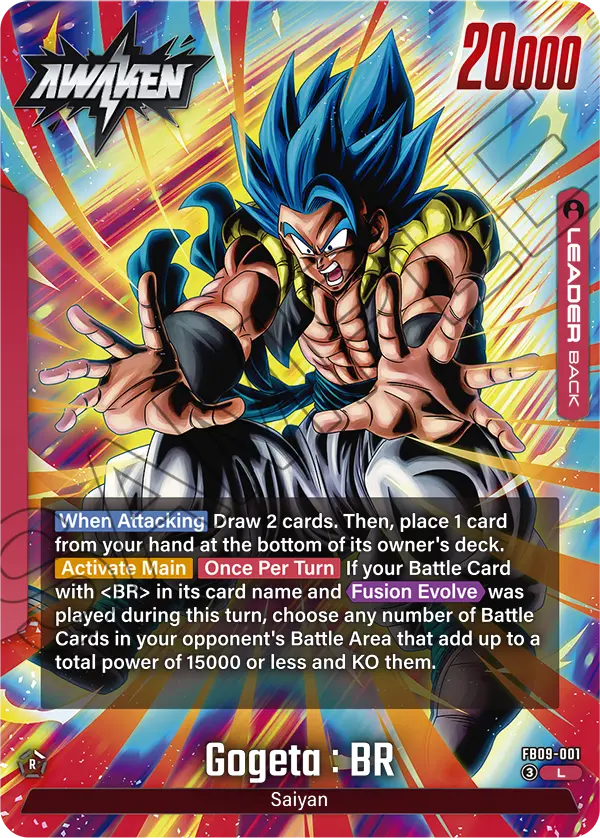 Dual Evolution FB09-001 Gogeta : BR
