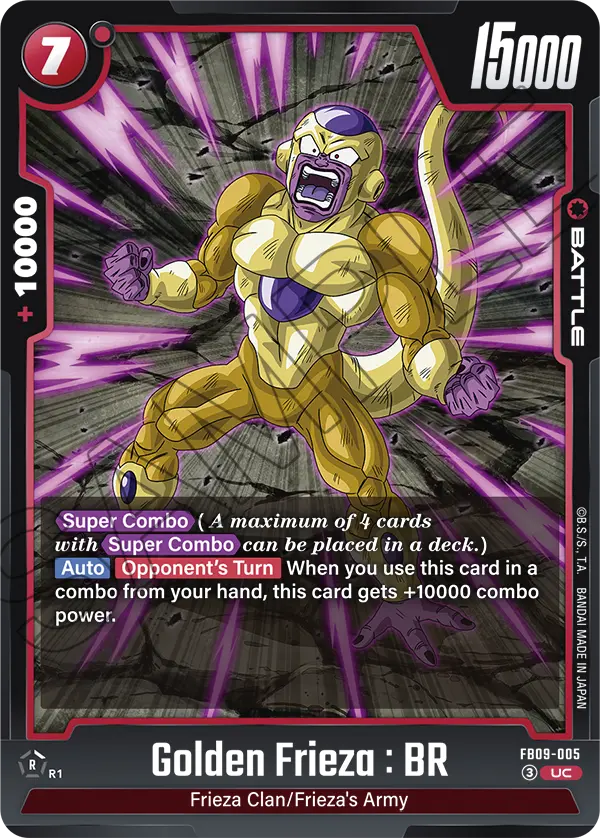 Dual Evolution FB09-005 Golden Frieza : BR