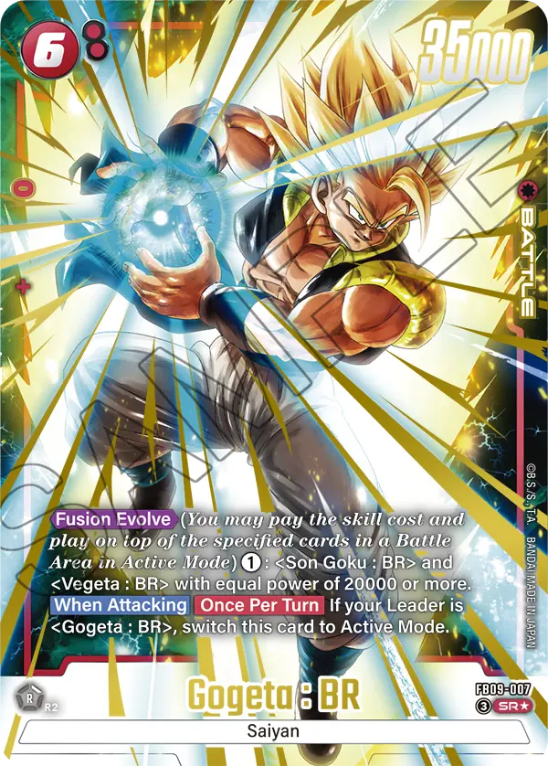 Dual Evolution FB09-007 Gogeta : BR Parallel