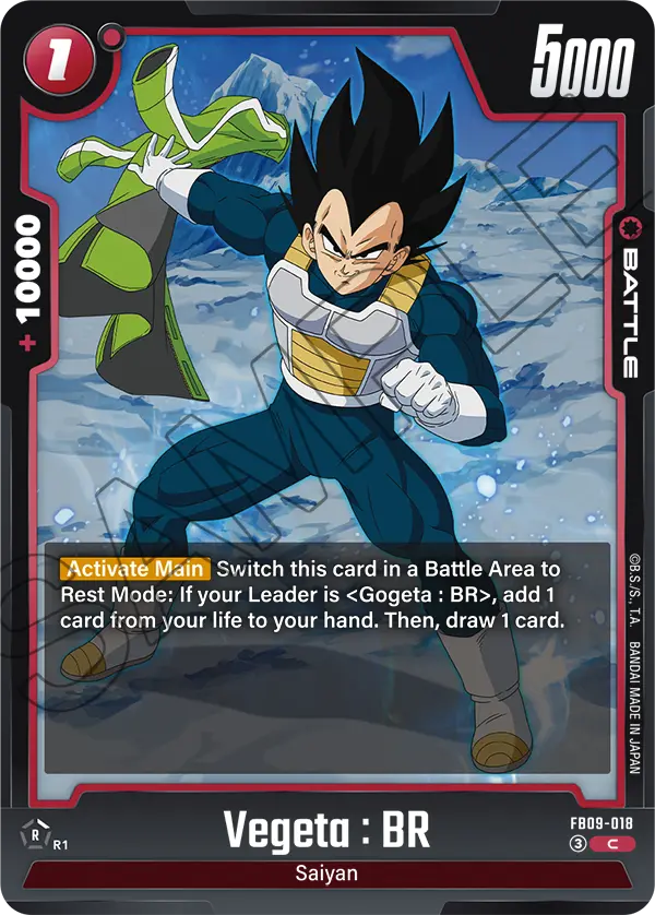 Dual Evolution FB09-018 Vegeta : BR