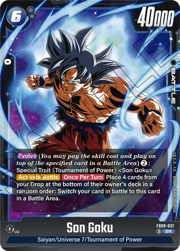 Dual Evolution FB09-037 Son Goku