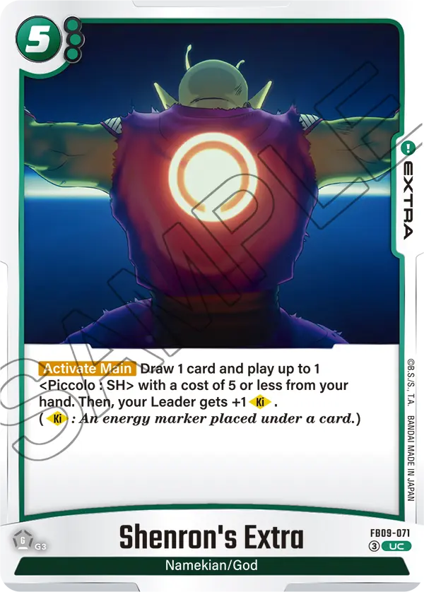 Dual Evolution FB09-071 Shenron's Extra