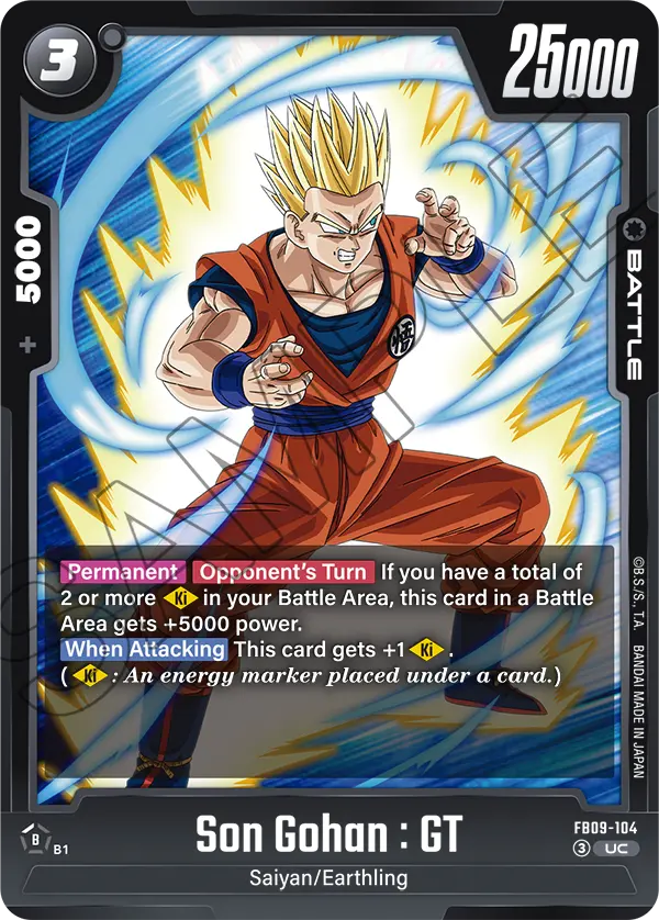 Dual Evolution FB09-104 Son Gohan : GT