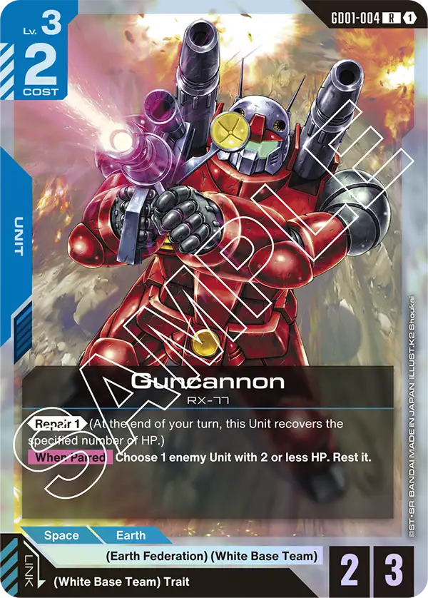 Newtype Rising GD01-004 Guncannon