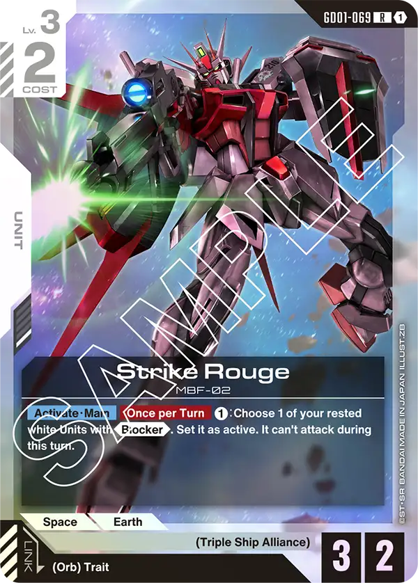 Newtype Rising GD01-069 Strike Rouge