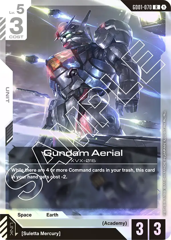 Newtype Rising GD01-070 Gundam Aerial