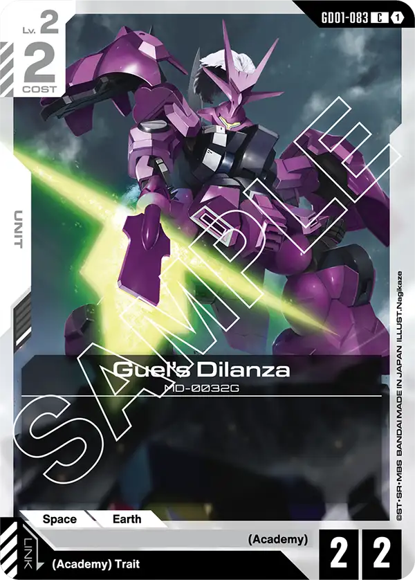 Newtype Rising GD01-083 Guel's Dilanza