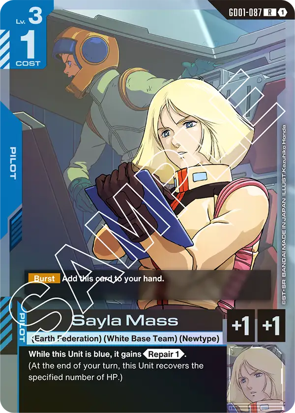 Newtype Rising GD01-087 Sayla Mass