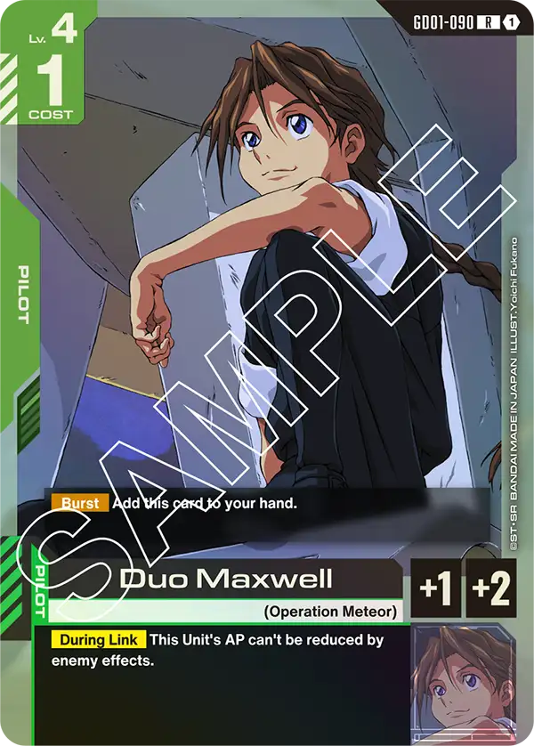 Newtype Rising GD01-090 Duo Maxwell