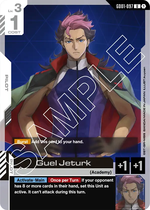 Newtype Rising GD01-097 Guel Jeturk
