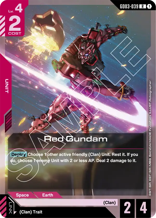 Steel Requiem GD03-039 Red Gundam R
