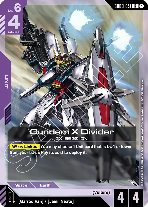 Steel Requiem GD03-051 Gundam X Divider R