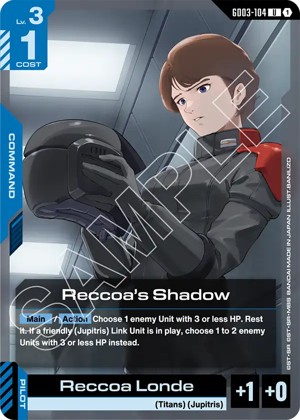 Steel Requiem GD03-104 Reccoa's Shadow U