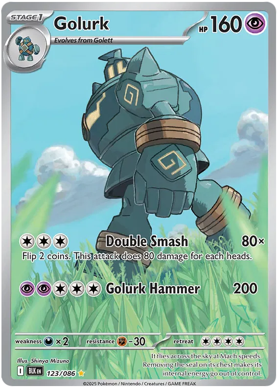 Scarlet & Violet Black Bolt 123/086 Golurk