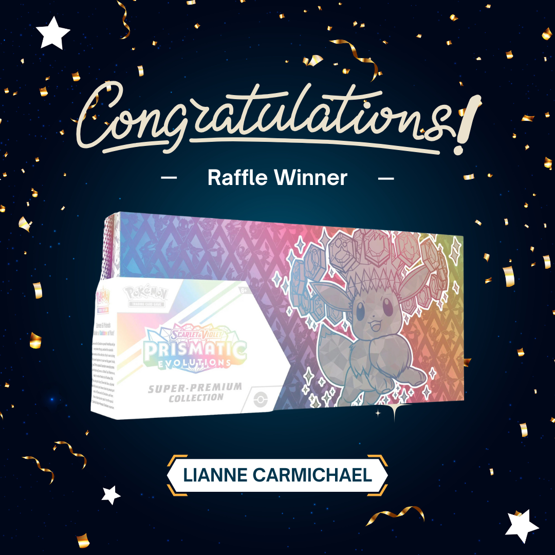 Pokémon TCG: Scarlet & Violet 8.5 – Prismatic Evolutions –  Super Premium Collection Charity Raffle Draw #2