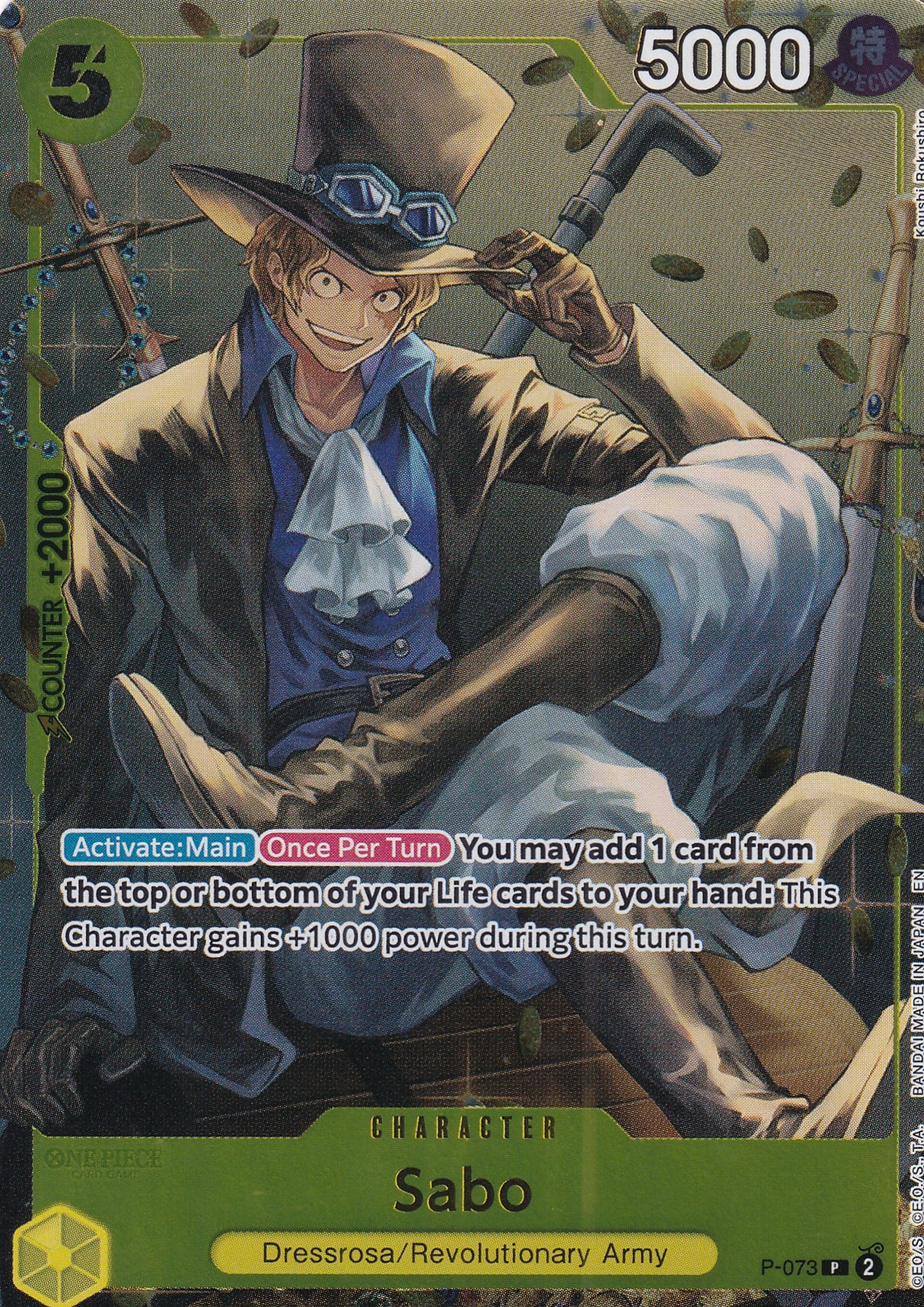 One Piece Card Game: Promo Vol.2 TS-02 Sabo P-073