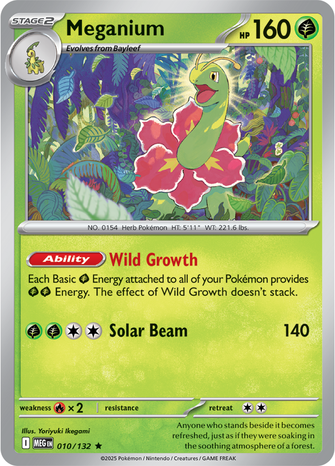 Mega Evolution 010/132 Meganium Holo