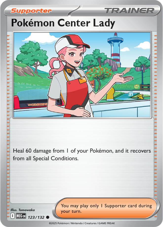 Mega Evolution 123/132 Pokémon Center Lady