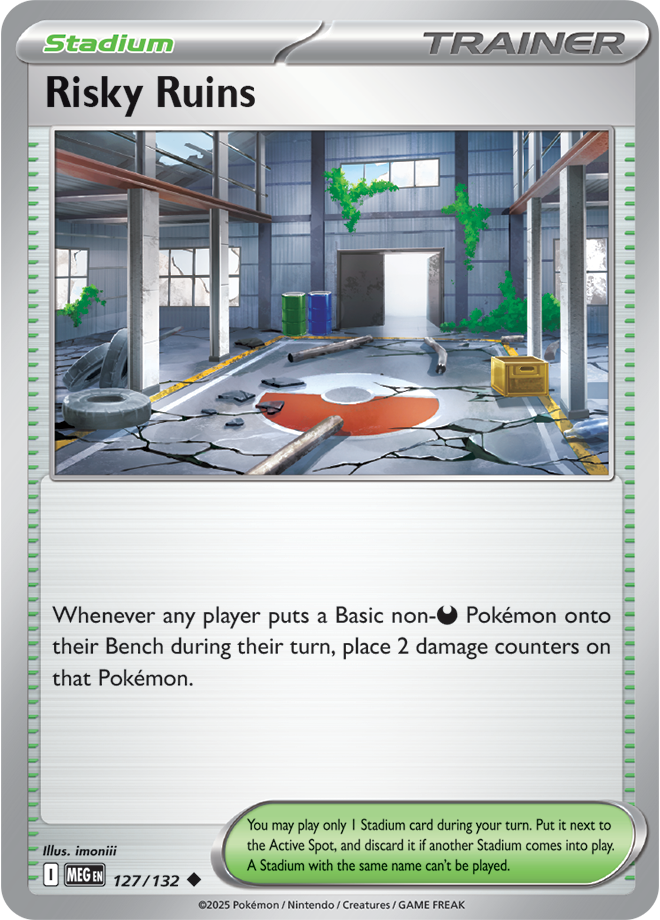 Mega Evolution 127/132 Risky Ruins Reverse Holo