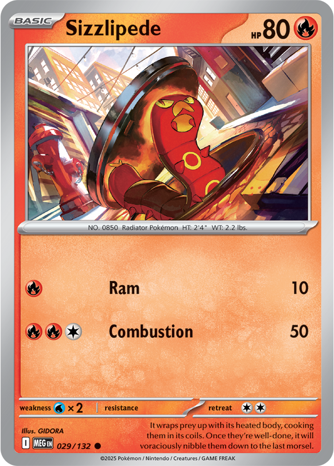 Mega Evolution 029/132 Sizzlipede