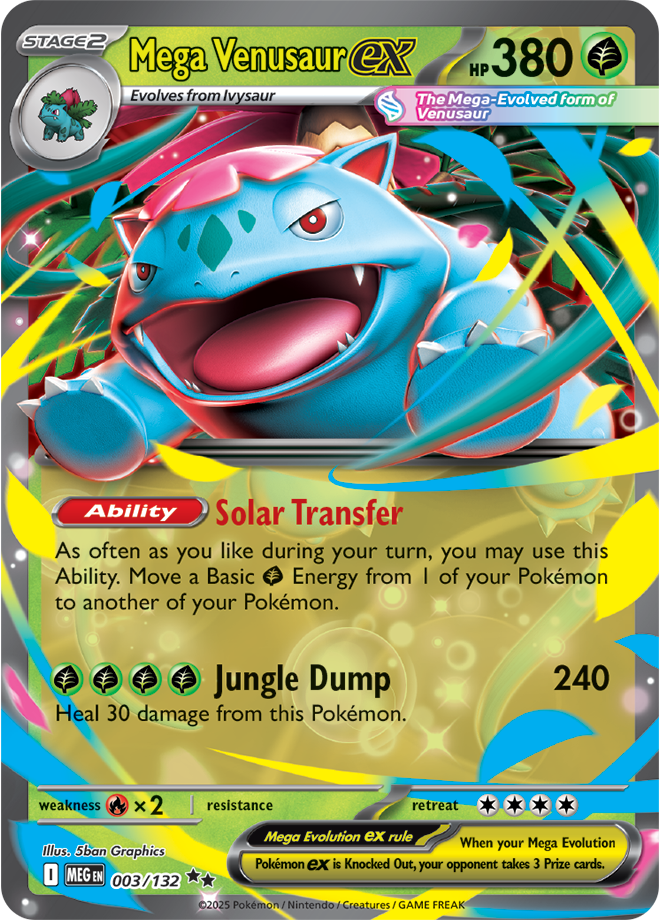 Mega Evolution 003/132 Mega Venusaur ex