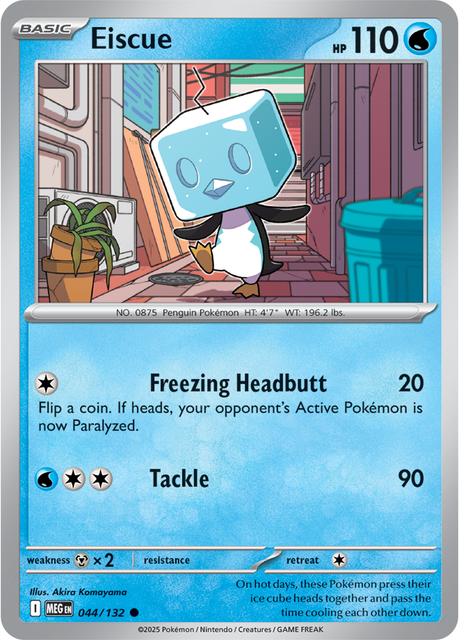 Mega Evolution 044/132 Eiscue Reverse Holo