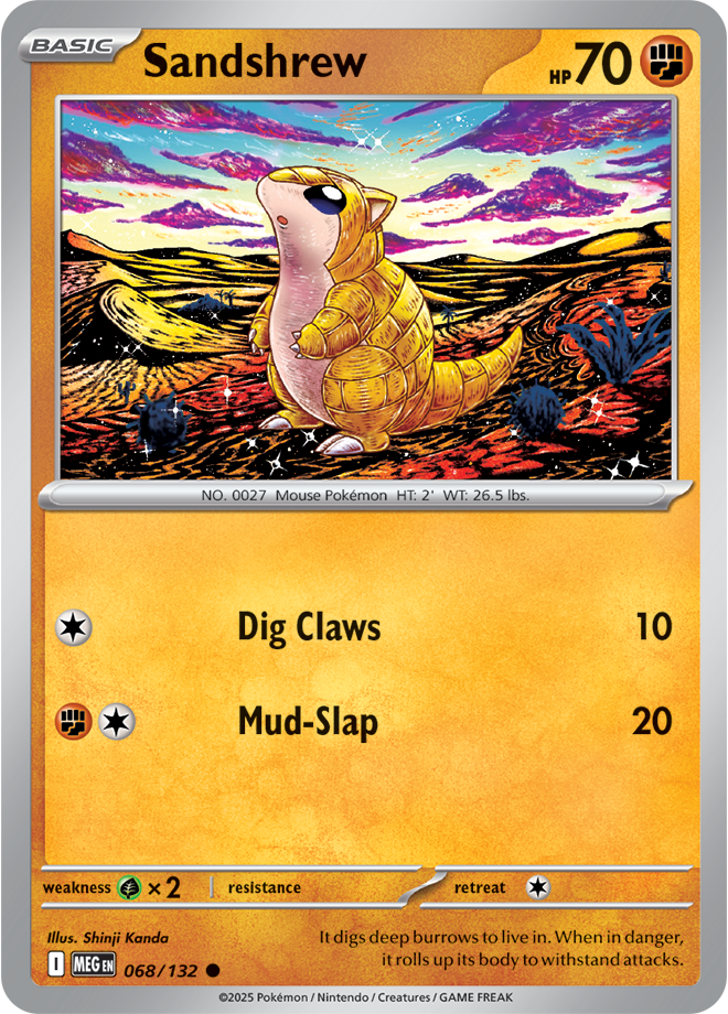 Mega Evolution 068/132 Sandshrew