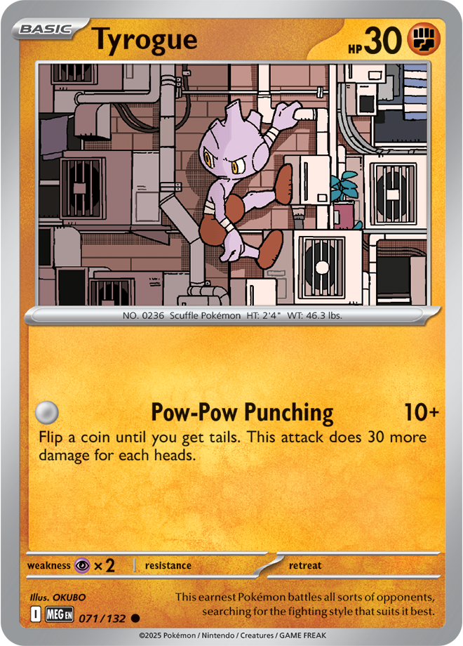 Mega Evolution 071/132 Tyrogue