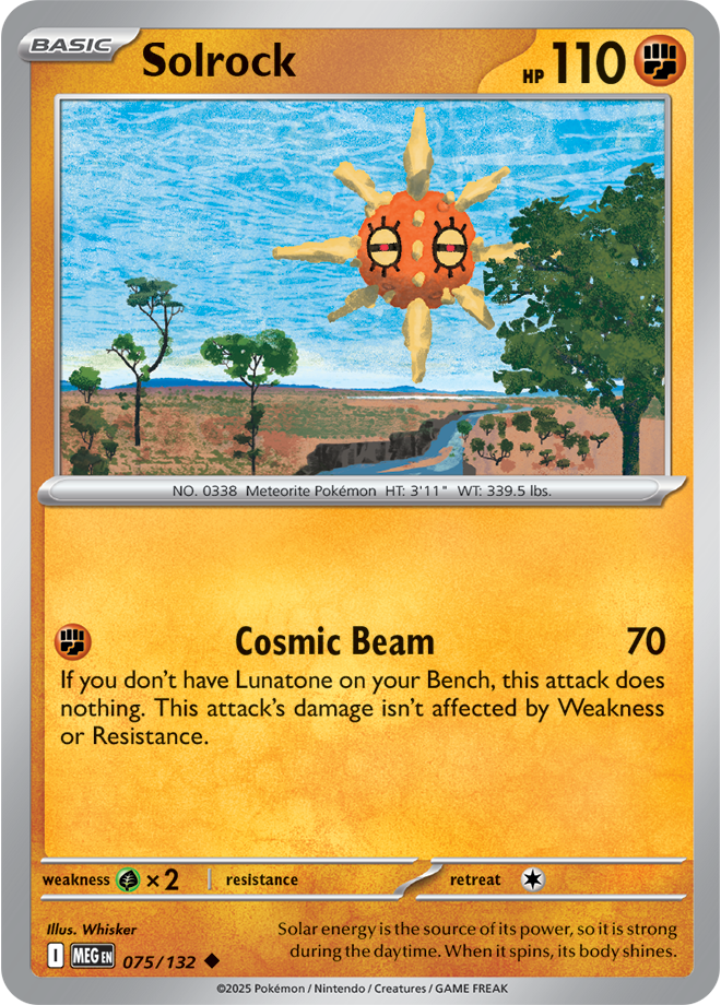 Mega Evolution 075/132 Solrock