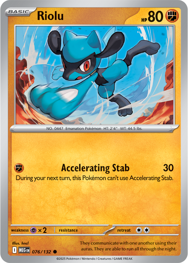 Mega Evolution 076/132 Riolu
