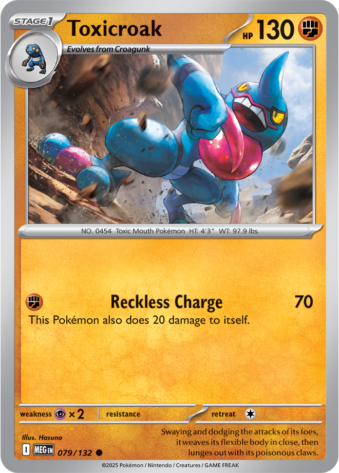 Mega Evolution 079/132 Toxicroak