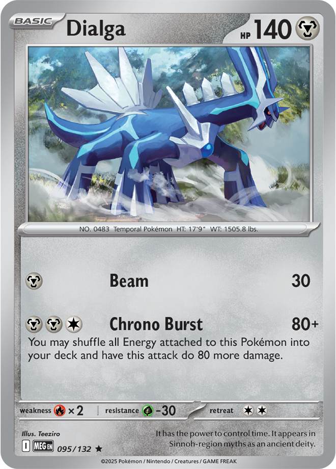 Mega Evolution 095/132 Dialga Holo