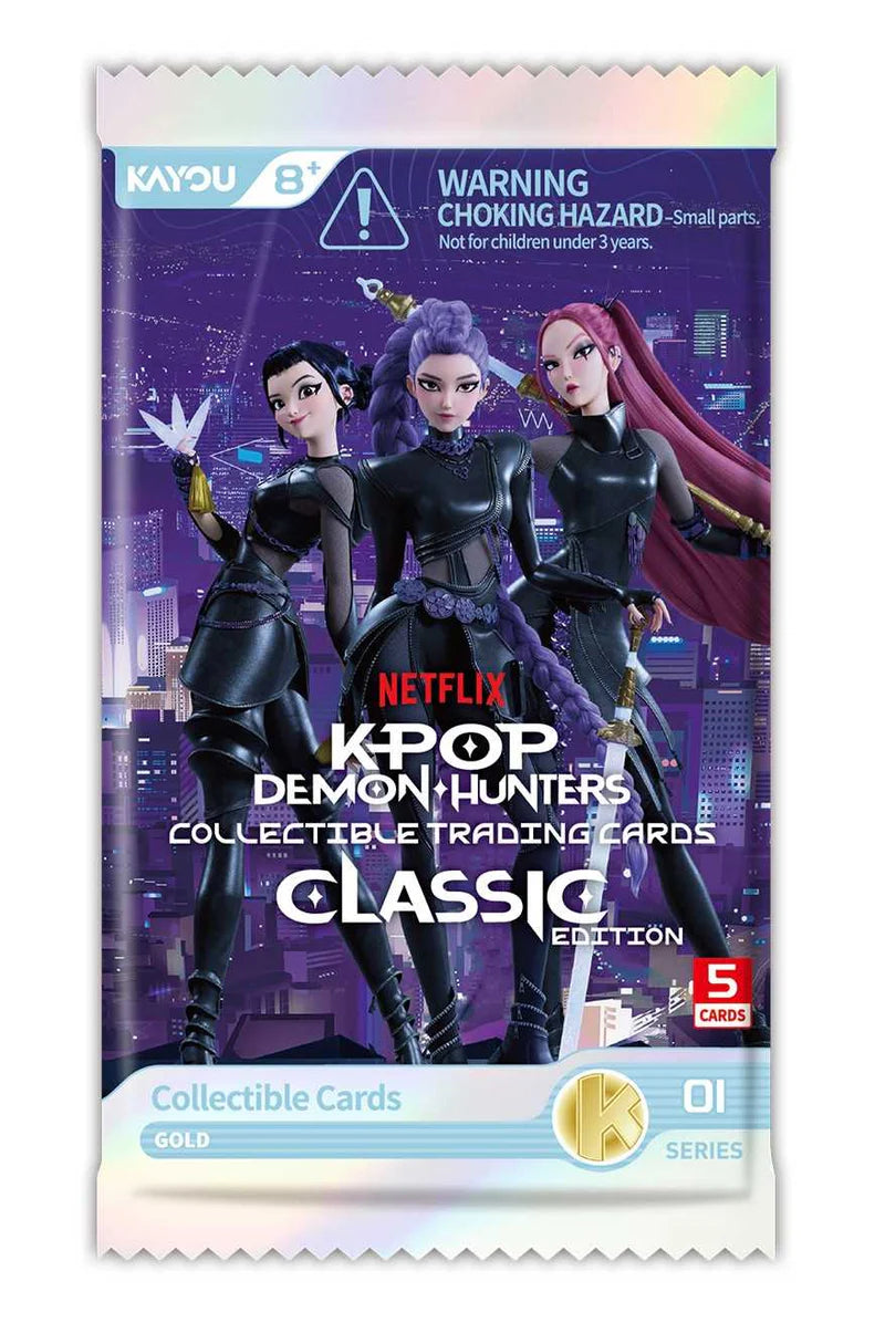KPop Demon Hunters-Collectible Trading Cards-Classic Edition Foil -001-EMEA-Series 1-B Booster Box