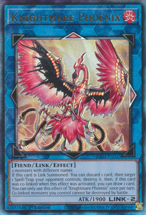 Quarter Century Bonanza RA03-EN042 Knightmare Phoenix Ultimate Rare