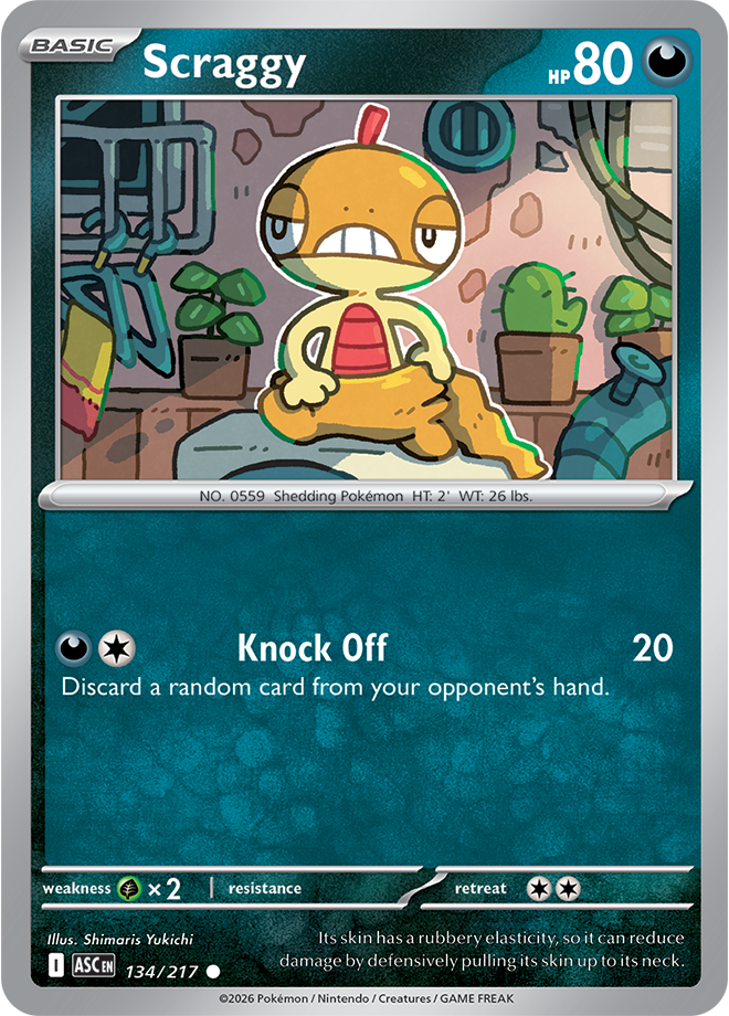 Mega Evolution - Ascended Heroes 134/217 Scraggy