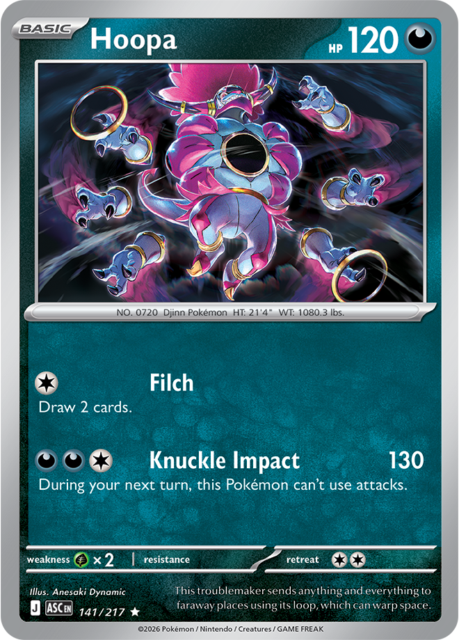 Mega Evolution - Ascended Heroes 141/217 Hoopa Holo