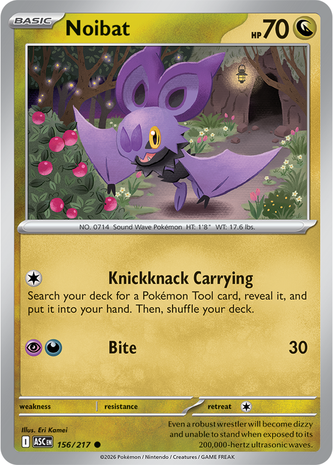 Mega Evolution - Ascended Heroes 156/217 Noibat
