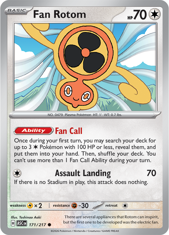Mega Evolution - Ascended Heroes 171/217 Fan Rotom