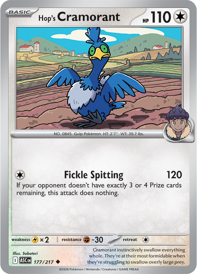 Mega Evolution - Ascended Heroes 177/217 Hop’s Cramorant