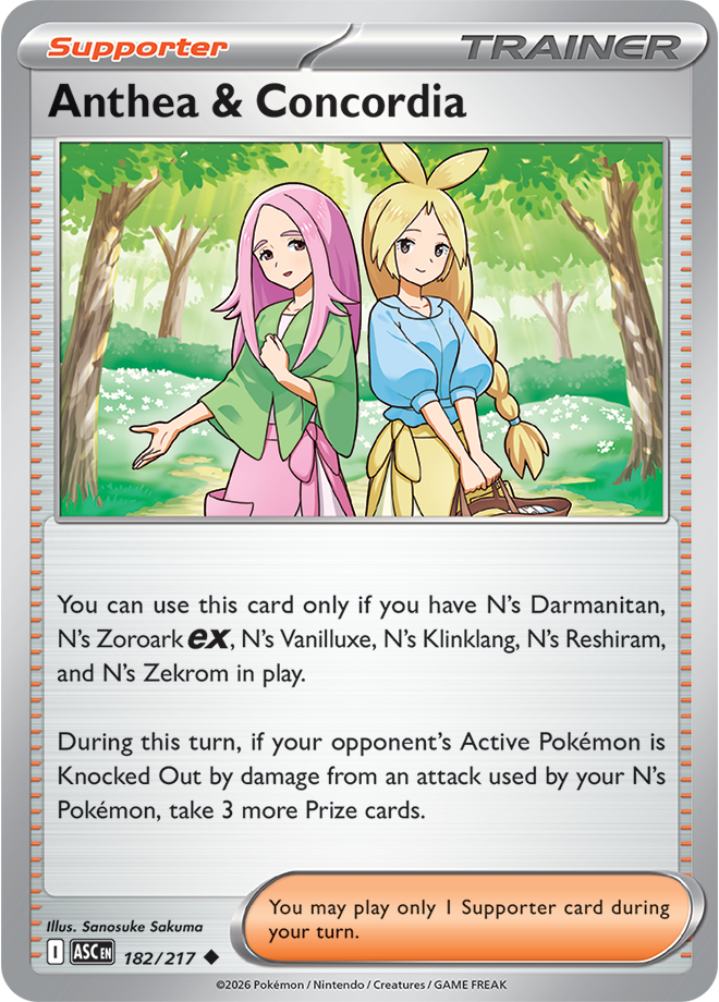 Mega Evolution - Ascended Heroes 182/217 Anthea & Concordia