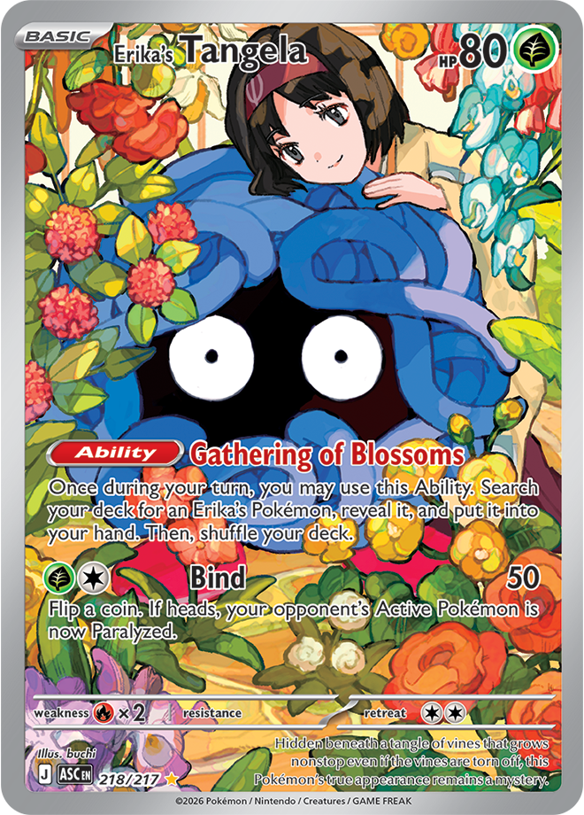 Mega Evolution - Ascended Heroes 218/217 Erika’s Tangela