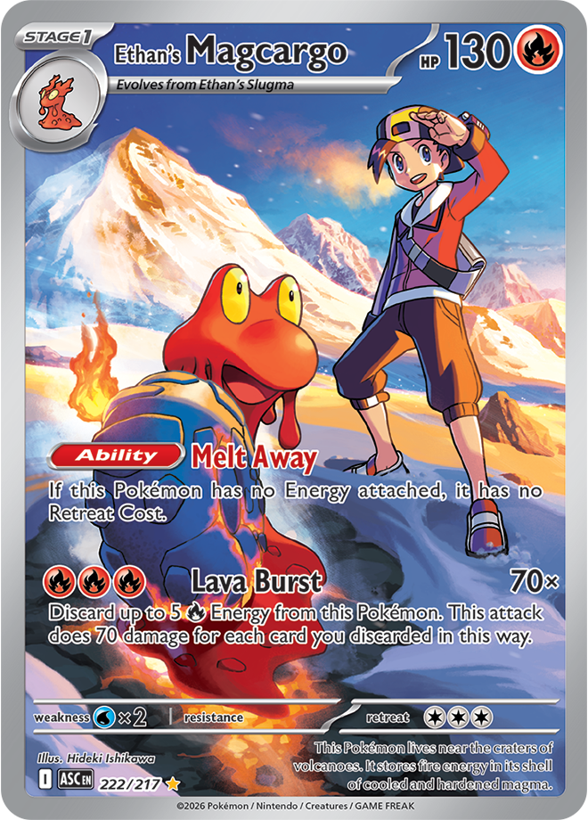 Mega Evolution - Ascended Heroes 222/217 Ethan’s Magcargo