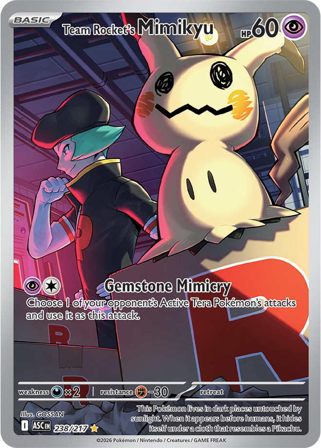 Mega Evolution - Ascended Heroes 238/217 Team Rocket’s Mimikyu