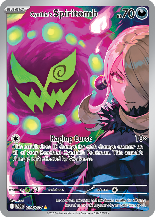 Mega Evolution - Ascended Heroes 244/217 Cynthia’s Spiritomb