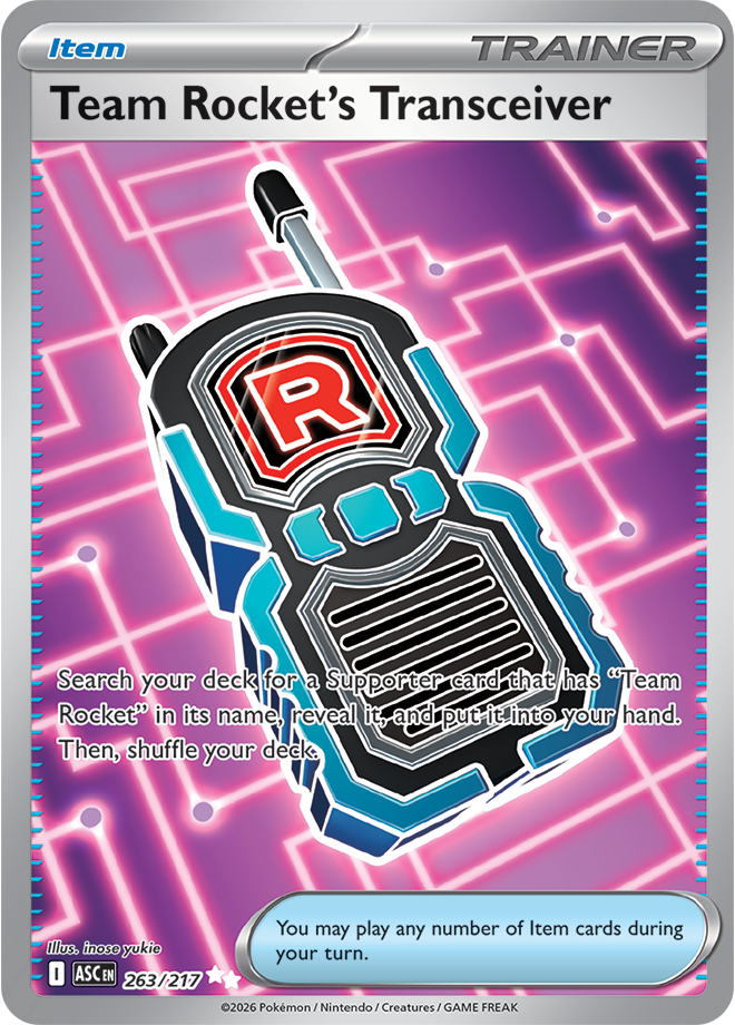 Mega Evolution - Ascended Heroes 263/217 Team Rocket’s Transceiver