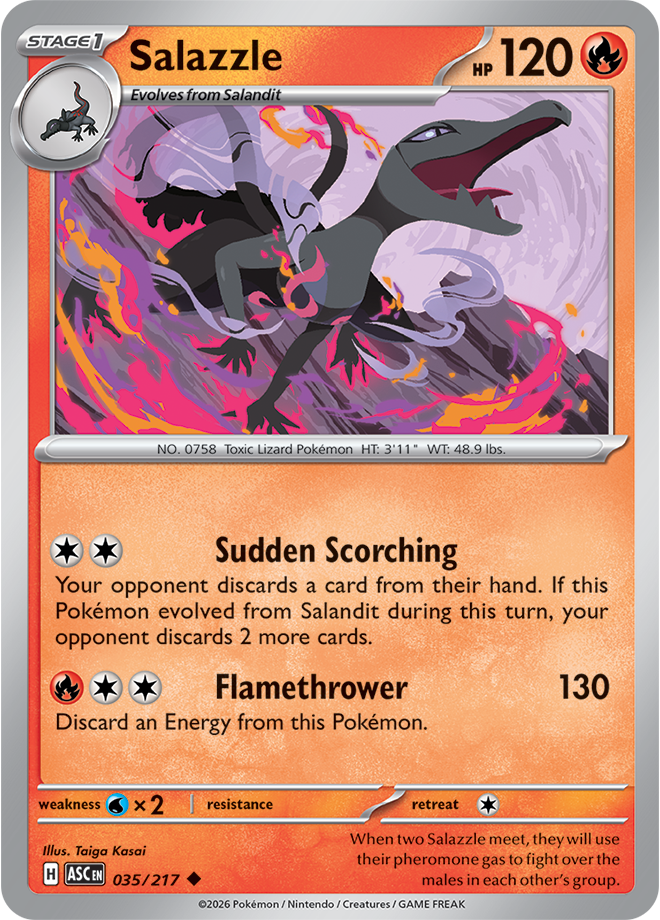 Mega Evolution - Ascended Heroes 035/217 Salazzle