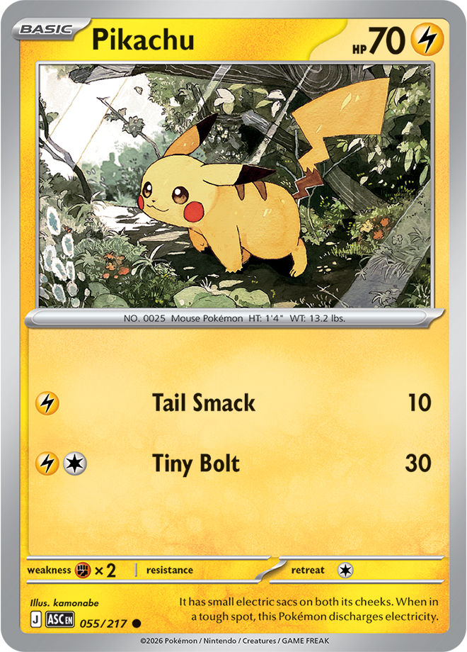 Mega Evolution - Ascended Heroes 055/217 Pikachu