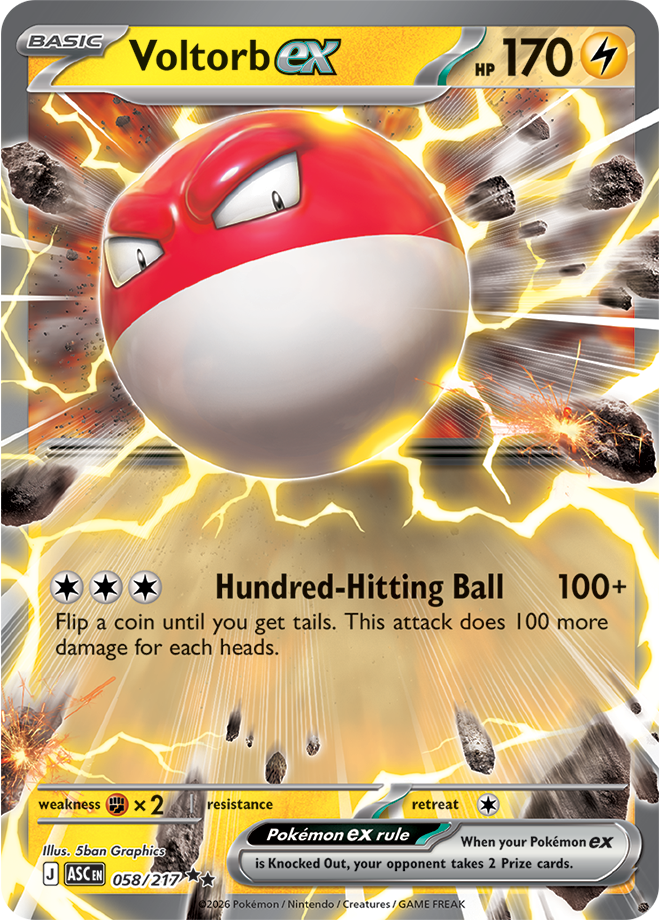 Mega Evolution - Ascended Heroes 058/217 Voltorb ex