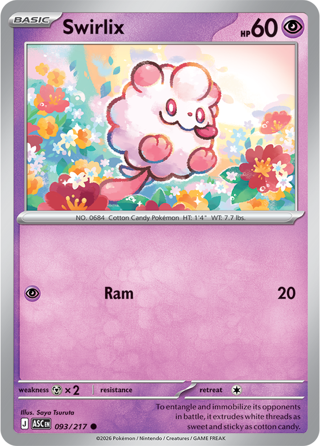 Mega Evolution - Ascended Heroes 093/217 Swirlix