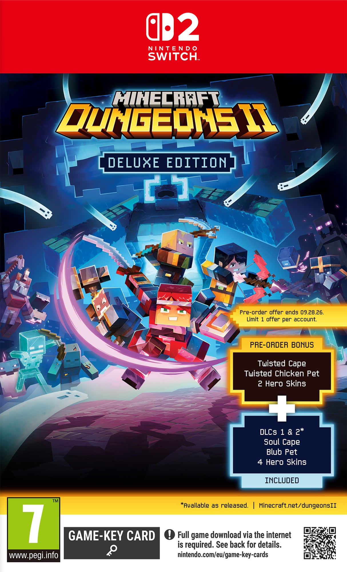 Minecraft Dungeons II Deluxe Edition Switch 2
